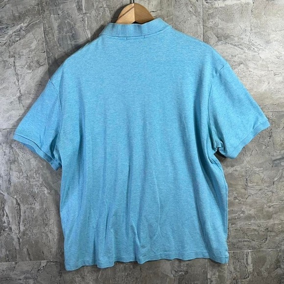 Men's Polo Ralph Lauren Classic Fit Size XL Light Blue Short Sleeve Polo Shirt - Picture 6 of 6